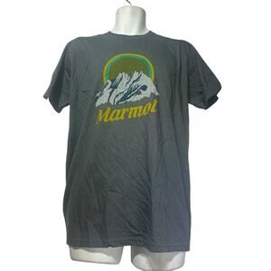 Marmot Mountain Works pike peaks Gray short sleeve T-shirt Size M